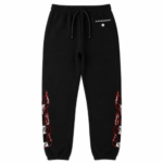 Chrome Hearts Matty Boy Flame Sweatpants Black