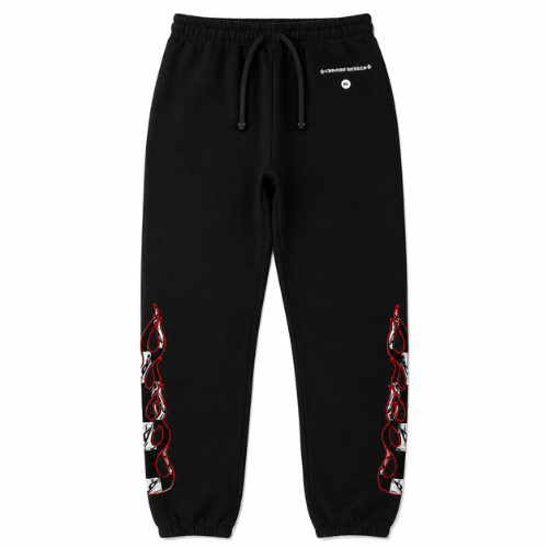 Chrome Hearts Matty Boy Flame Sweatpants Black Chrome Hearts Matty Boy Flame Sweatpants Black