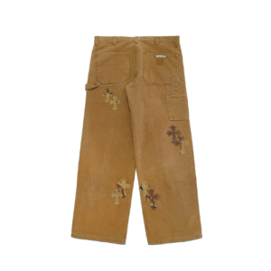 Chrome Hearts Matty Boy Sex Records Camouflage Cross Patch Carpenter Jeans