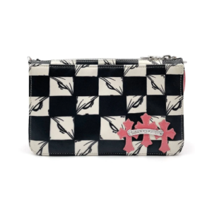 Chrome Hearts Matty Boy Triple Cross Patch Shoulder Bag